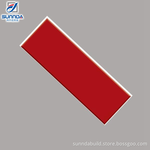 popolar red color 100x300mm anti-ash ceramic glazed wall tiles with mirror effect made in china